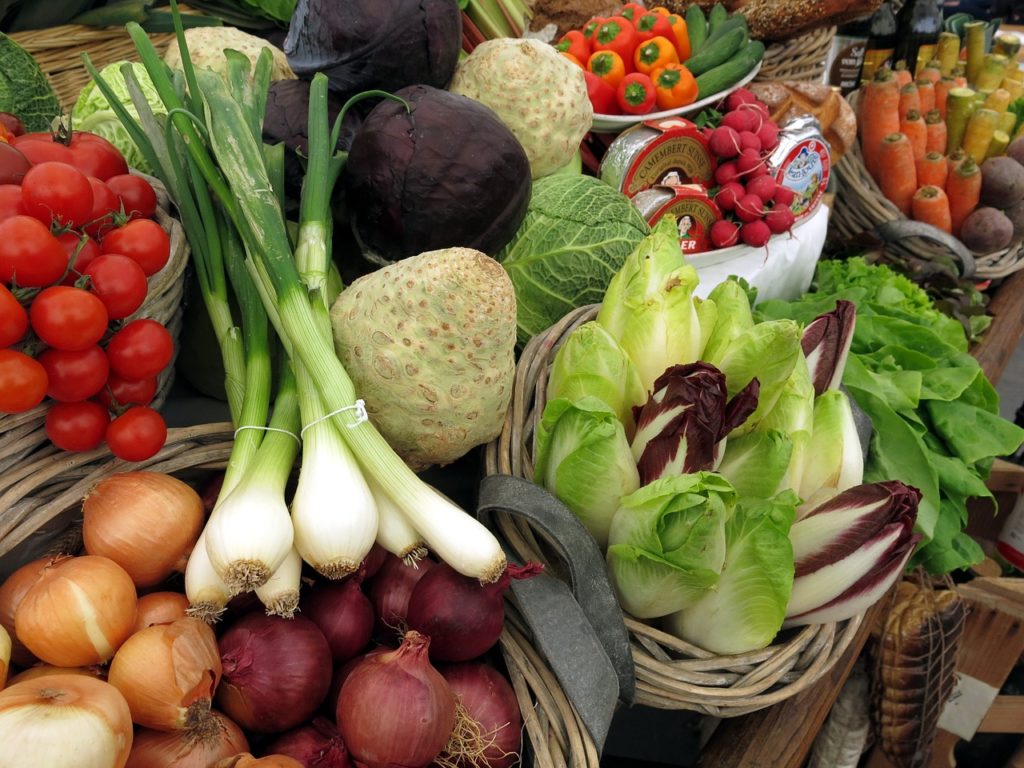 vegetables, tomatoes, leek